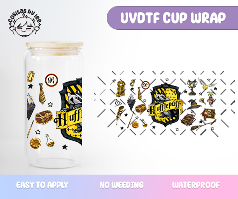 HP House - Yellow UVDTF Cup Wrap