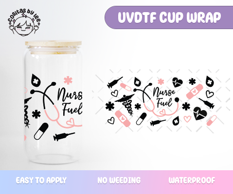 Nurse Fuel UVDTF Cup Wrap