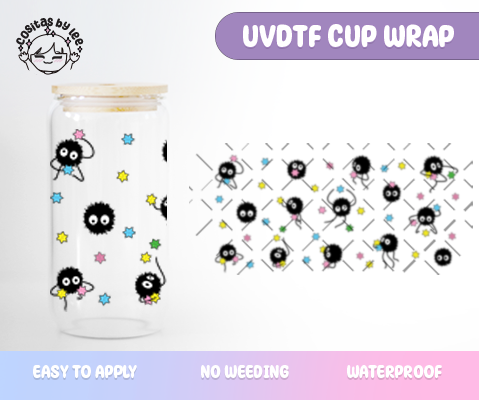 Soot Sprites UVDTF Cup Wrap